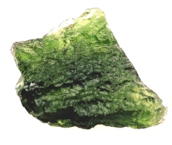 水晶院のモルダバイトの原石